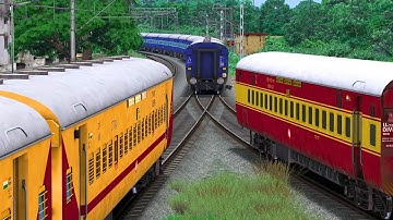 ICF PANTRY COUPLING ICF EXPRESS TRAIN | BUMPY RAILROAD | Train Simulator | Railworks | NTG GAMING