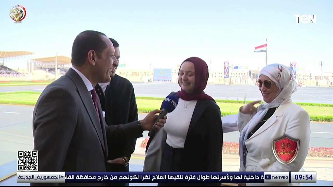 لقاء مع أسرة أحد طلبة كلية الطب العسكري بحفل انتهاء فترة الإعداد العسكرى لطلبة الأكاديمية العسكرية