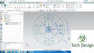 Unigraphics NX- Sketch Example 2 with constraints and Dimensioning for beginners