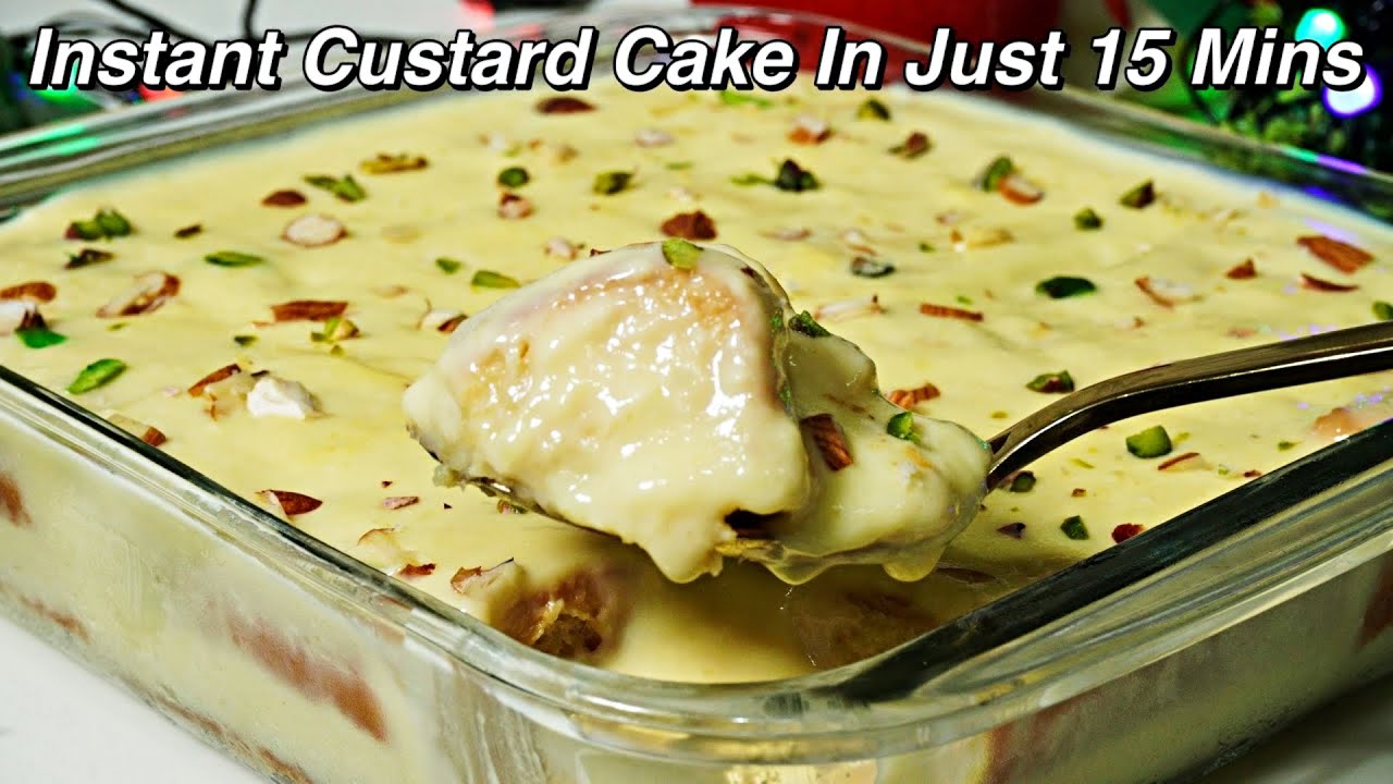 Why is everyone making this Custard Toast Cake? - Custard Cake in 15 Minutes | Kanak