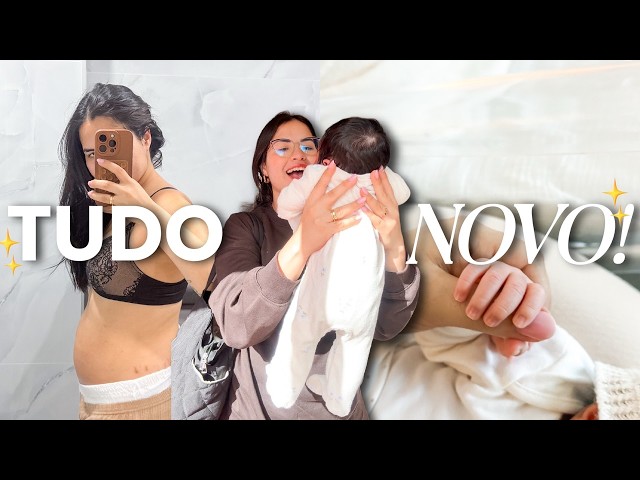 NOSSA PRIMEIRA SEMANA COM A OLIVIA EM CASA 👶🏻💖