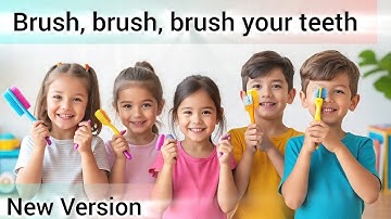 Brush Brush Brush Your Teeth Song | Fun Kids Nursery Rhyme for Healthy Smiles