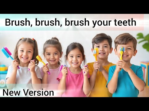 Brush Brush Brush Your Teeth Song Fun Kids Nursery Rhyme For Healthy Smiles 
