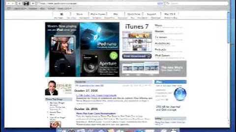 Mac OS X 10.5 Safari