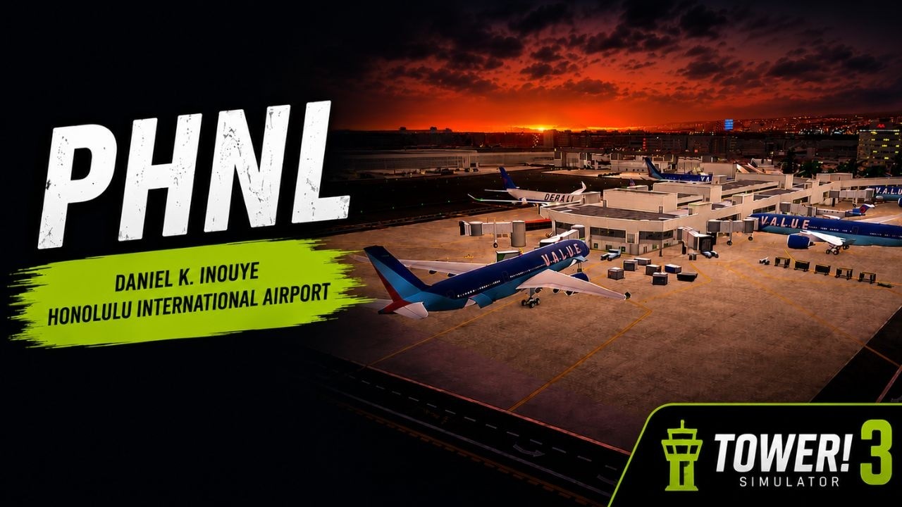 [PHNL] - Honolulu Airport Trailer by FeelThere - Tower Simulator 3