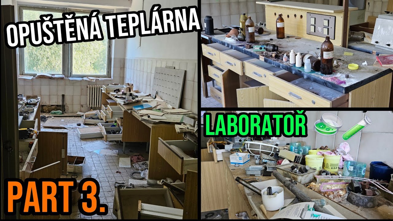 Opuštěná LABORATOŘ TEPLÁRNY ! - Part 3. [ URBEX ]