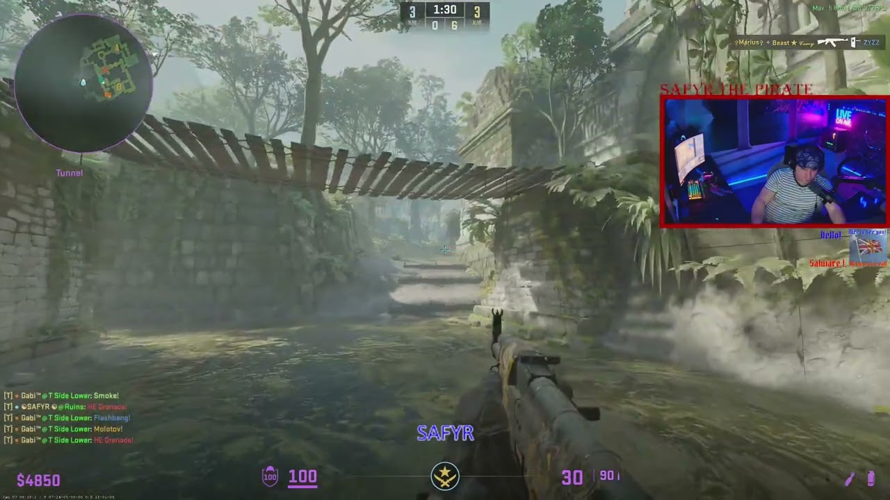 Counter-Strike 2. Let's cook! Safyr game play on Ancient and Inferno.