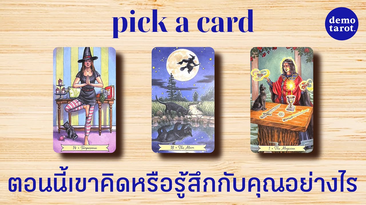 ตอนนี้เขาคิดหรือรู้สึกกับคุณอย่างไร 🦕💙 : PICK A CARD