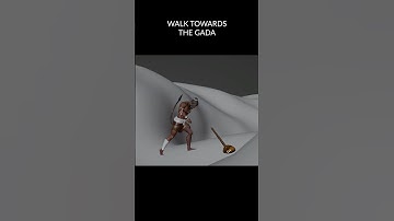 How I Made Hanumanji Walk! #b3d #blender3d #3danimation #hanuman #hanumanchalisa