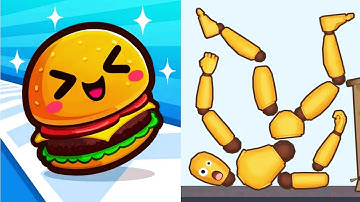 Food Run vs Ragdoll Break  - Satisfying Android iOS Gameplay