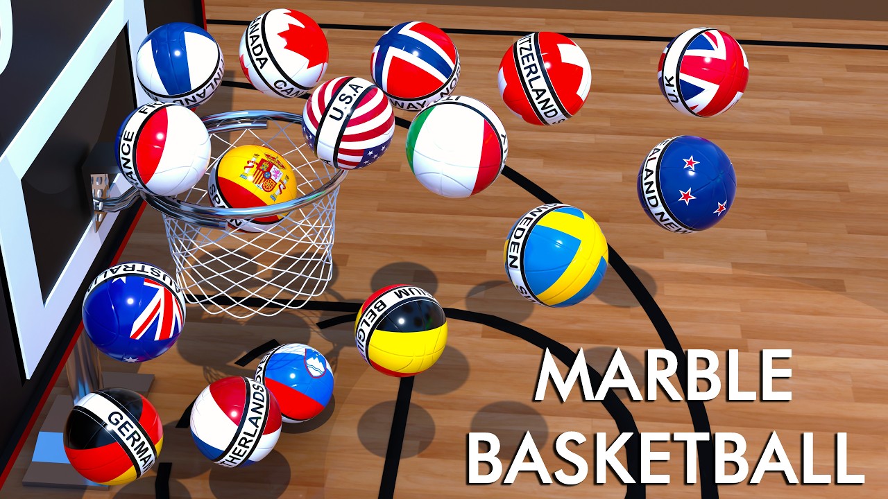 Marble Basketball Tournament 3D