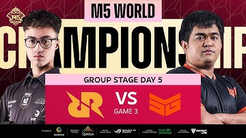 ENG M5 Group Stage Day 5  RRQ vs SMG  Game 3