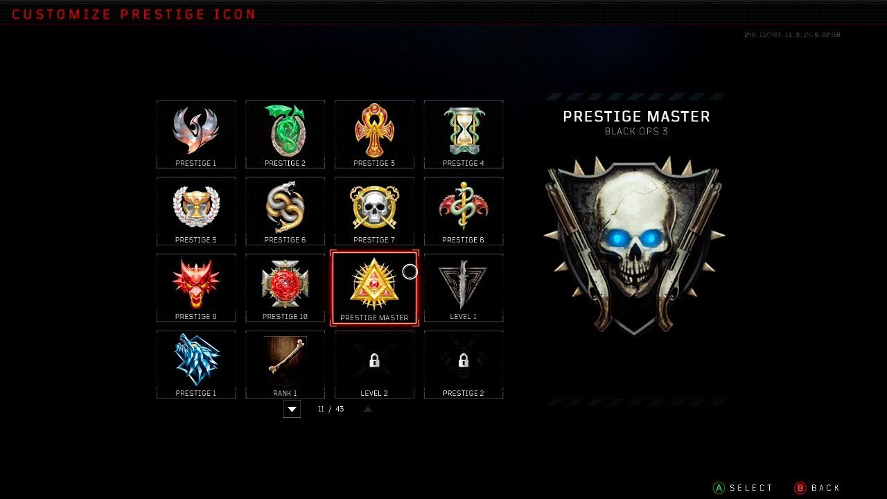ALL THE NEW ZOMBIE PRESTIGE MASTER ICONS! COD Black Ops 4