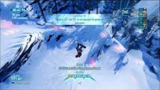 SSX Deadly Descents demo  gameplay Whitehorn Mountain RACE IT!