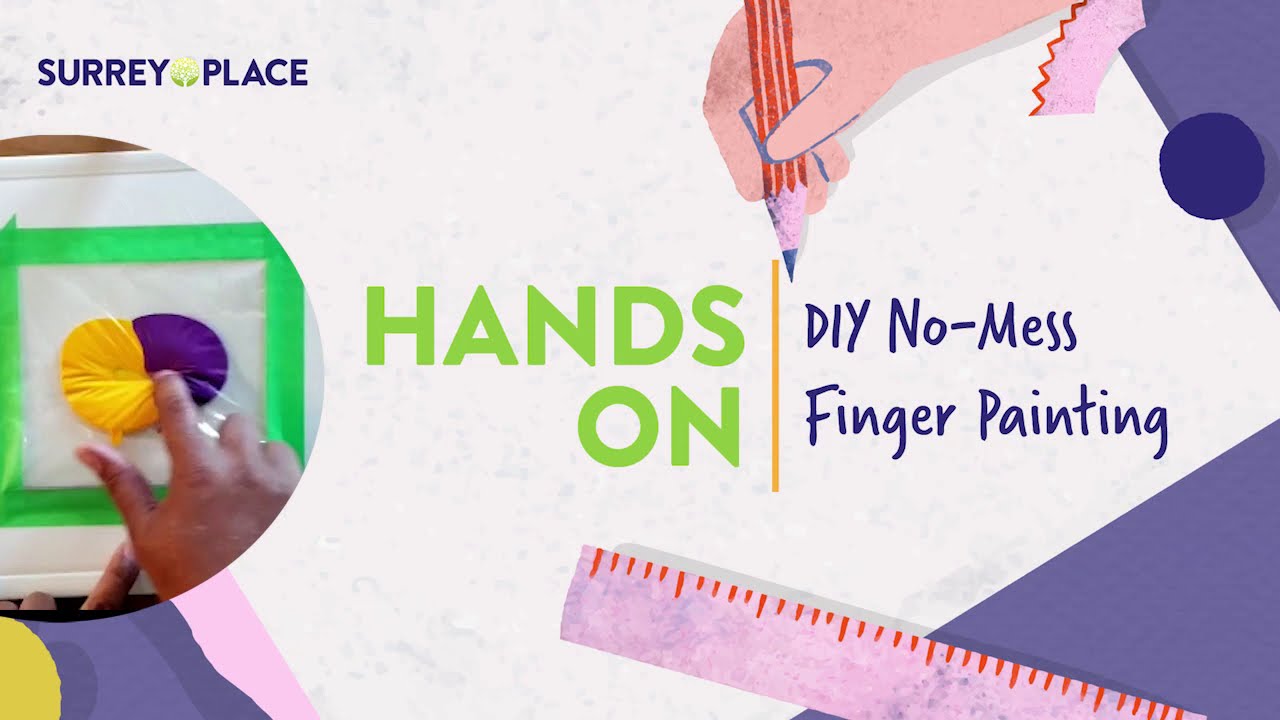 DIY No-Mess Finger Painting
