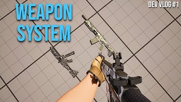 NEW Weapon Pickup System | DEV VLOG #1
