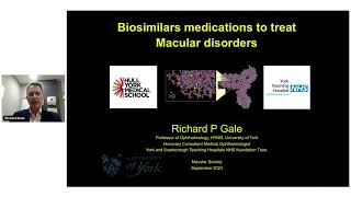 The introduction of biosimilar drugs to the NHS with Prof. Richard Gale
