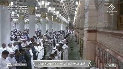 صلاة الفجرمن رحاب المسجد النبوي  الشّيخ عبدالله القرافي ماتيسر من سورة الأعراف يوم الأحد١٨ محرم ١٤٤٧