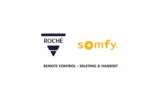 Somfy Remote Control: Deleting a Handset | Roché Awnings