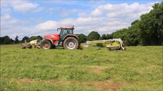 Silage 2017 - Mowing On Manning's Farm With McCormick And Claas - Drone Footage (HD)