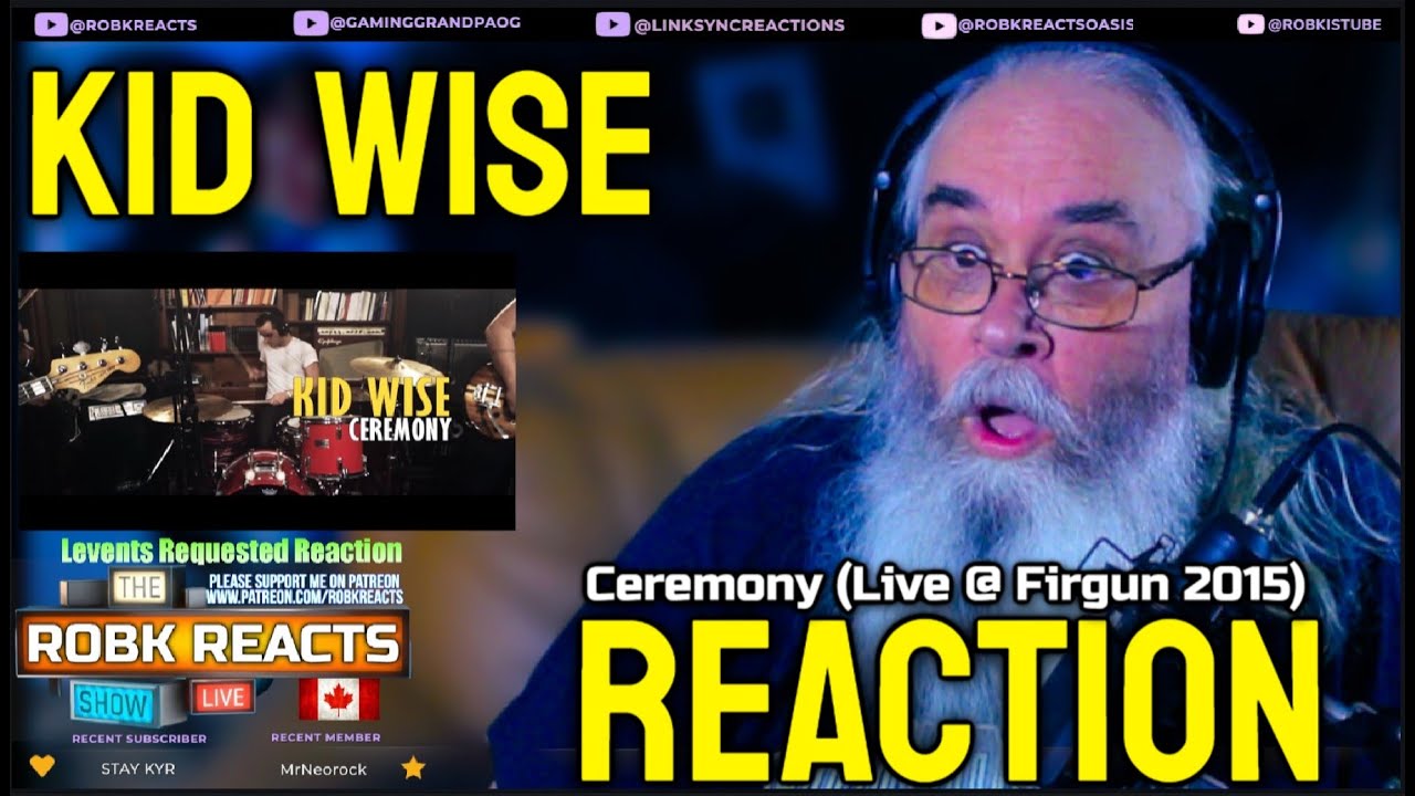 Kid Wise - Ceremony (Live @ Firgun 2015) | First Time Hearing Reaction - Requested!