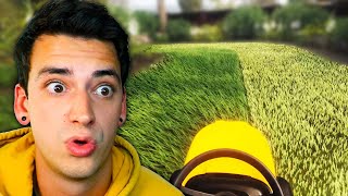 Lawn Mowing Is Way Too Satisfying. Lawn Mowing Simulator