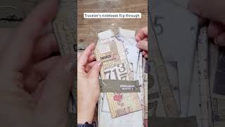 Traveler's notebook flip through.