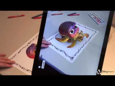 Coloring Books Come To Life In Disney&#8217;s Augmented Reality