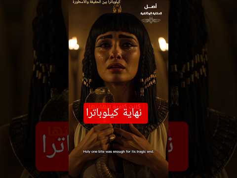 كيف انتهت كليوباترا القصة الحقيقية 