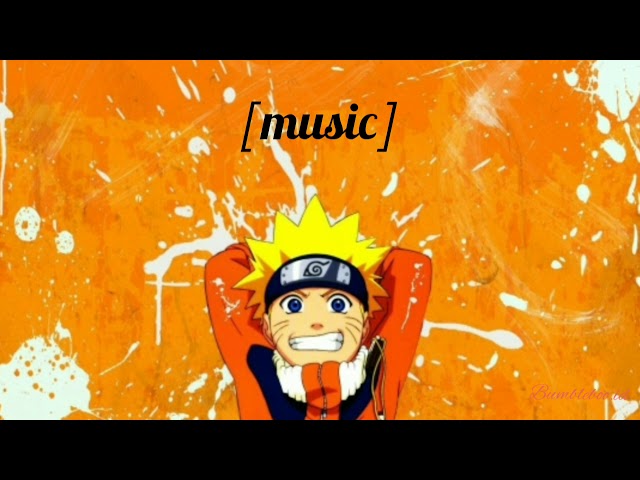 Mayonaka No Orchestra by aqua timez (opening naruto) - (Lyric Video by Bumbleboo.id) class=