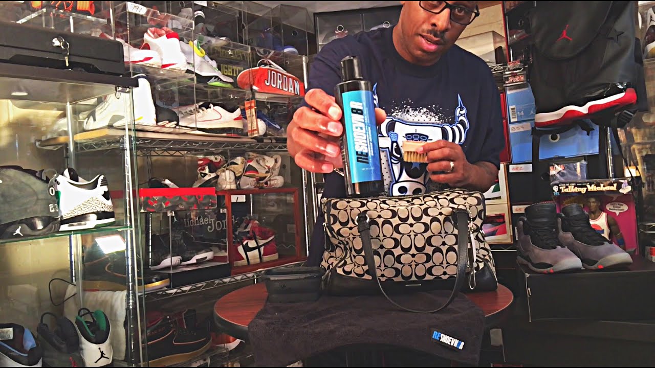Cleaning COACH Purse with Reshoevn8r YouTube