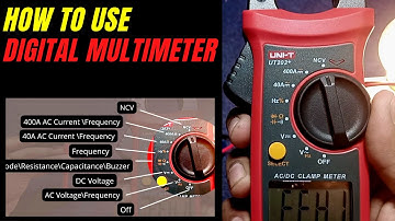 How to use Digital Multimeter || UNI-T UT203+ Digital Clamp Meter