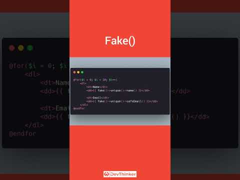 helper fake() in