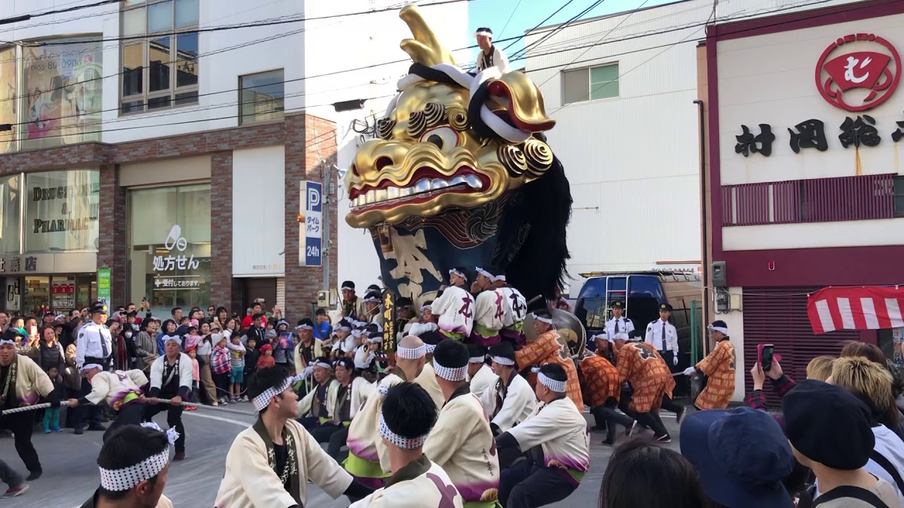 唐津くんち 19 8番曳山 金獅子 きんじし 本町 弘化4年 1847 Youtube