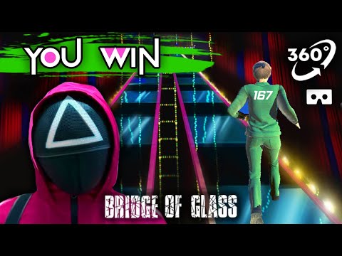 VR SQUID GAME 360 – Glass Stepping Stones in VIRTUAL REALITY ( GLASS BRIDGE SCENE GAME 5 ) #2