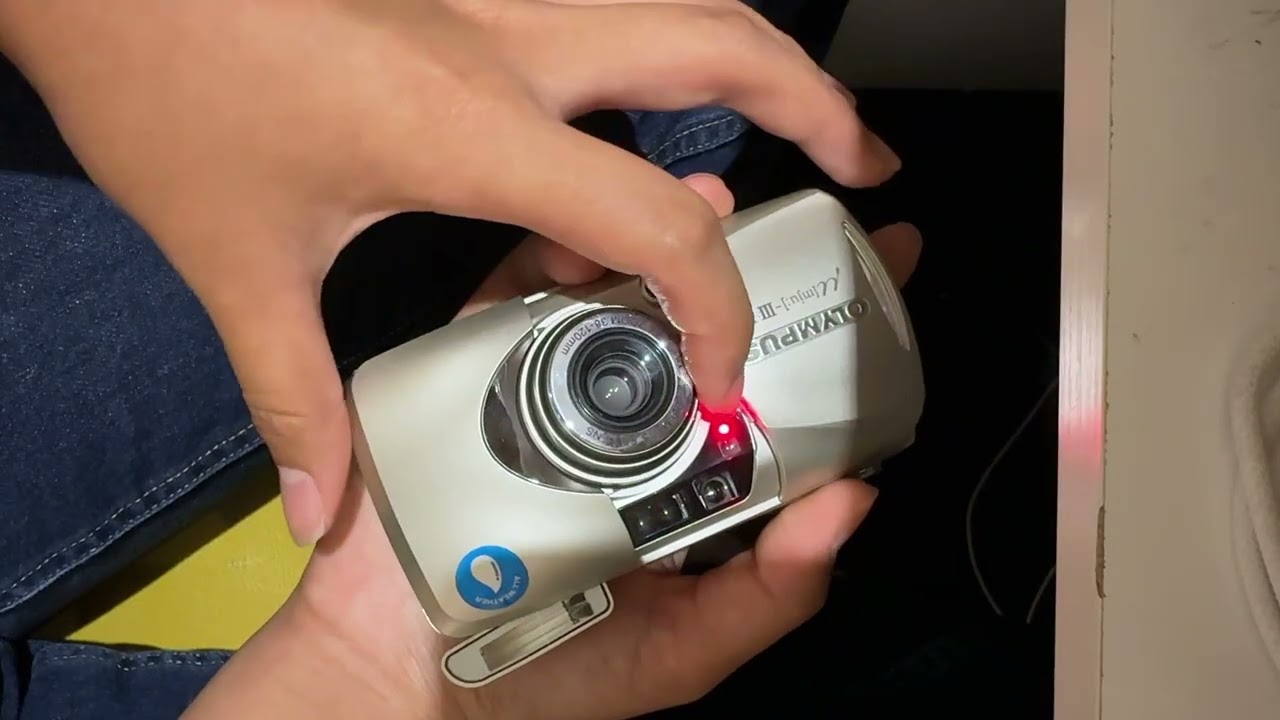 Olympus mju iii 120 (excellent cond) - YouTube