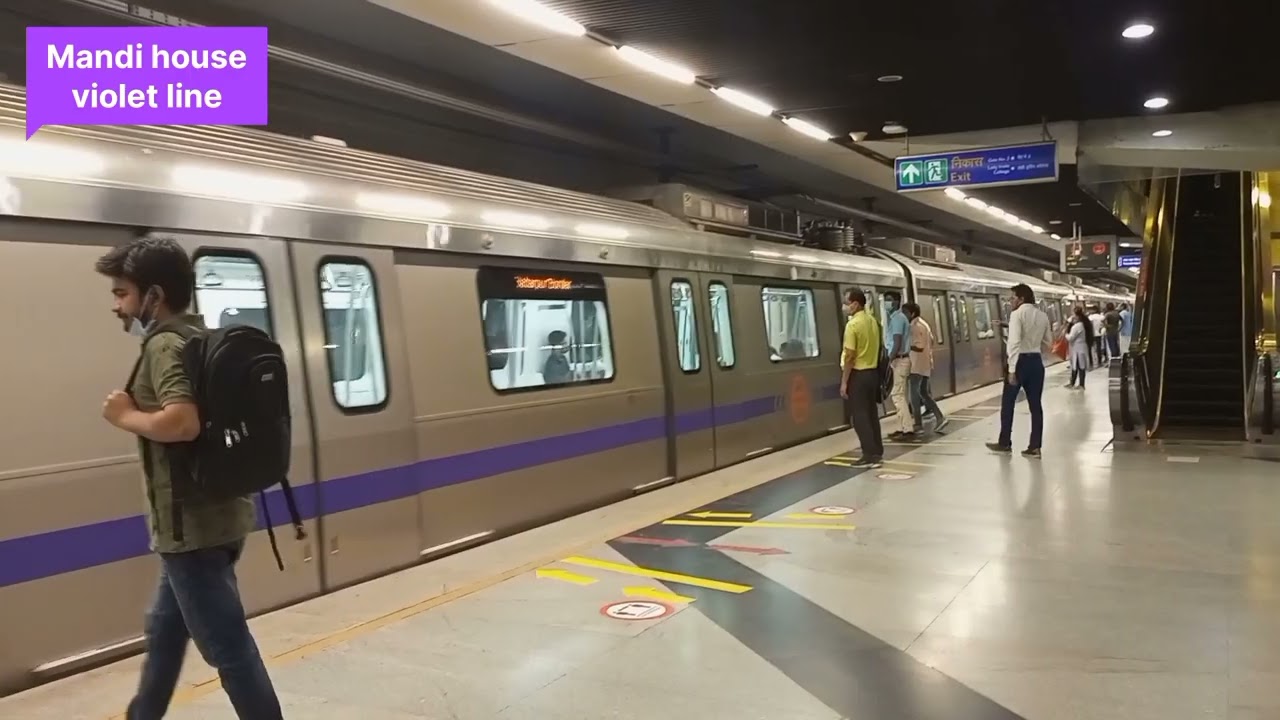Delhi Metro Mandi House violet Line YouTube Delhi Metro Mandi House violet Line YouTube