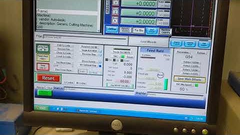 Test plasma cutting using a Proma 150 THC.