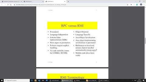 04 - RMI Teminology, Semantics & RPC