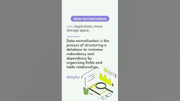 Data Normalization