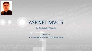 ASP.NET MVC 5 : 4.3 Security - Authorize Attribute for a specific user