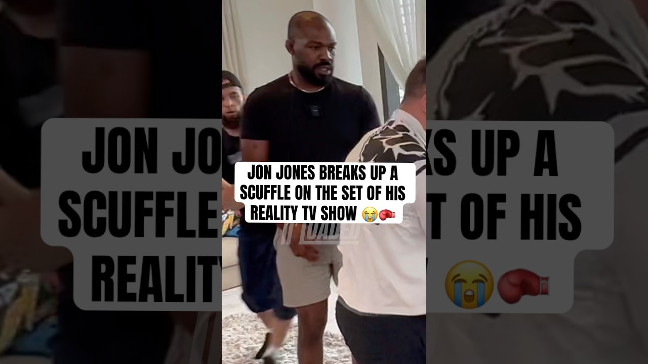 Jon Jones BREAKS UP A Scuffle On His MMA Reality Show 😭🥊😳 