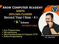 Second Year | Semester 4 (CO/CM/IF/AIML) Diploma Online Classes MSBTE