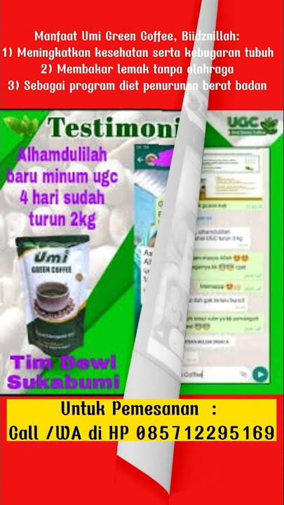 Umi Green Coffee, Original  Asli