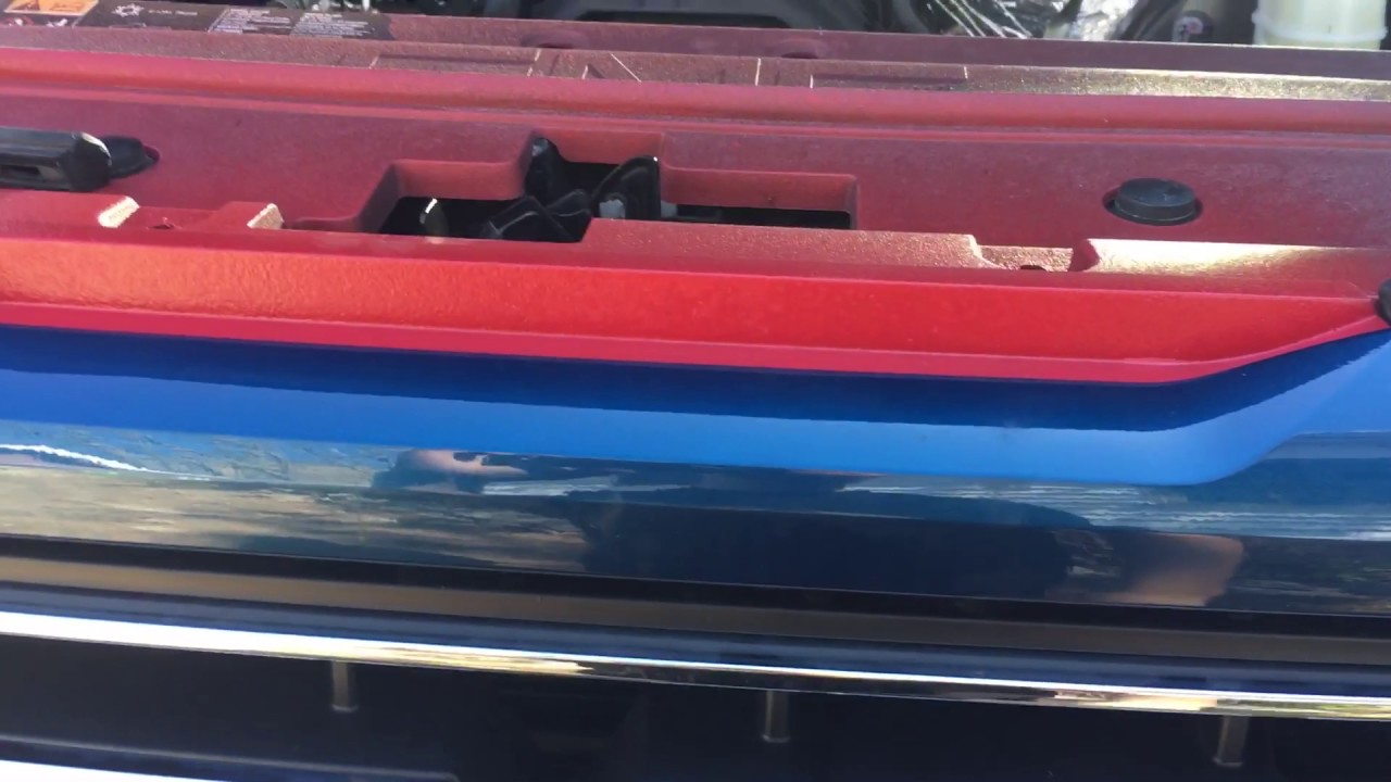 painted hood latch slot, 2016-2018 GMC SIERRA - YouTube