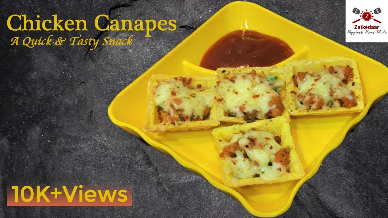 Chicken Canapes | Chicken Canapes Recipe | Ramazan Special - YouTube