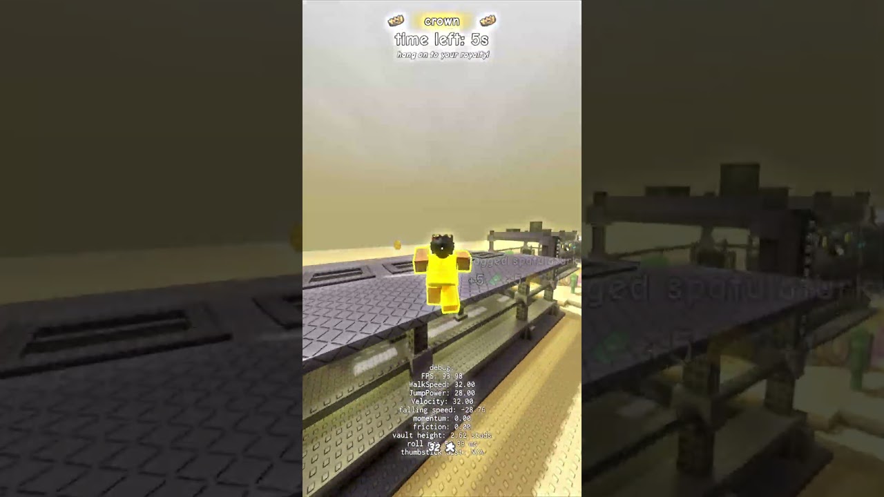 Swapping crowns in untitled tag game! 