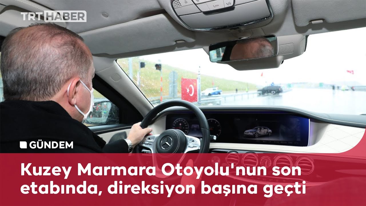 Cumhurbaşkanı Erdoğan makam aracını kullandı