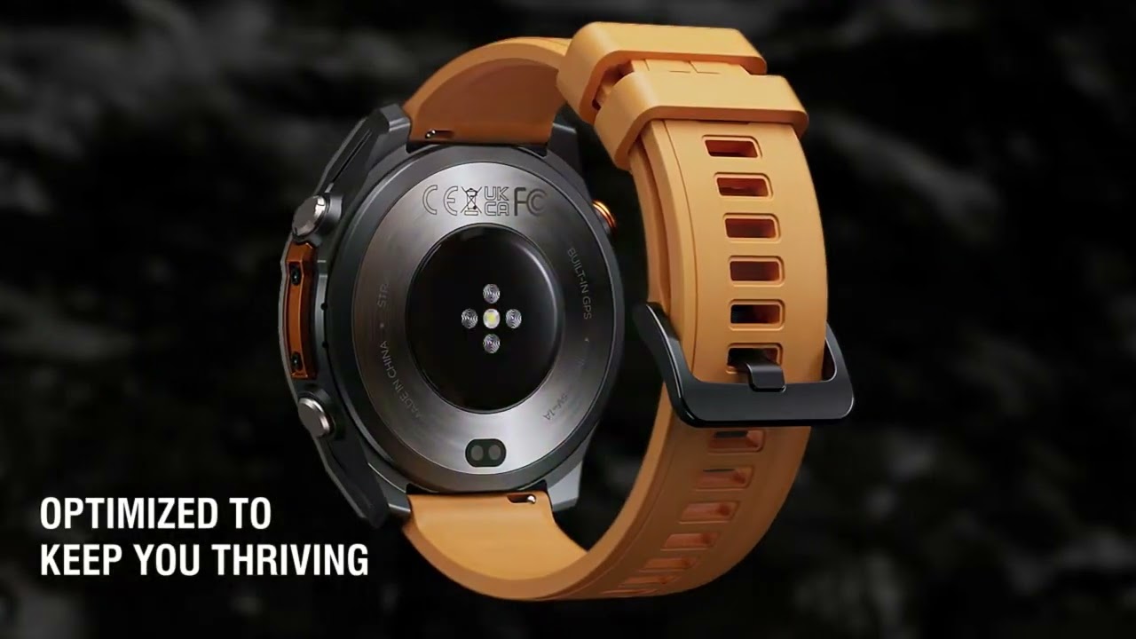 Zeblaze Stratos 4 New 2025 SmartWatch With AMOLED Screen, GPS, 5ATM Waterproof, FlashLight & More