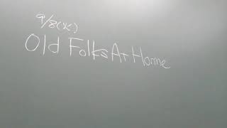 Old Folks at Home (Work log)【ウクレレ部活動記録12】20200908
